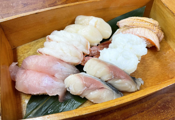 阿根廷牡丹蝦壽司拼盤