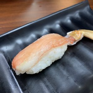 日本松葉蟹腳壽司